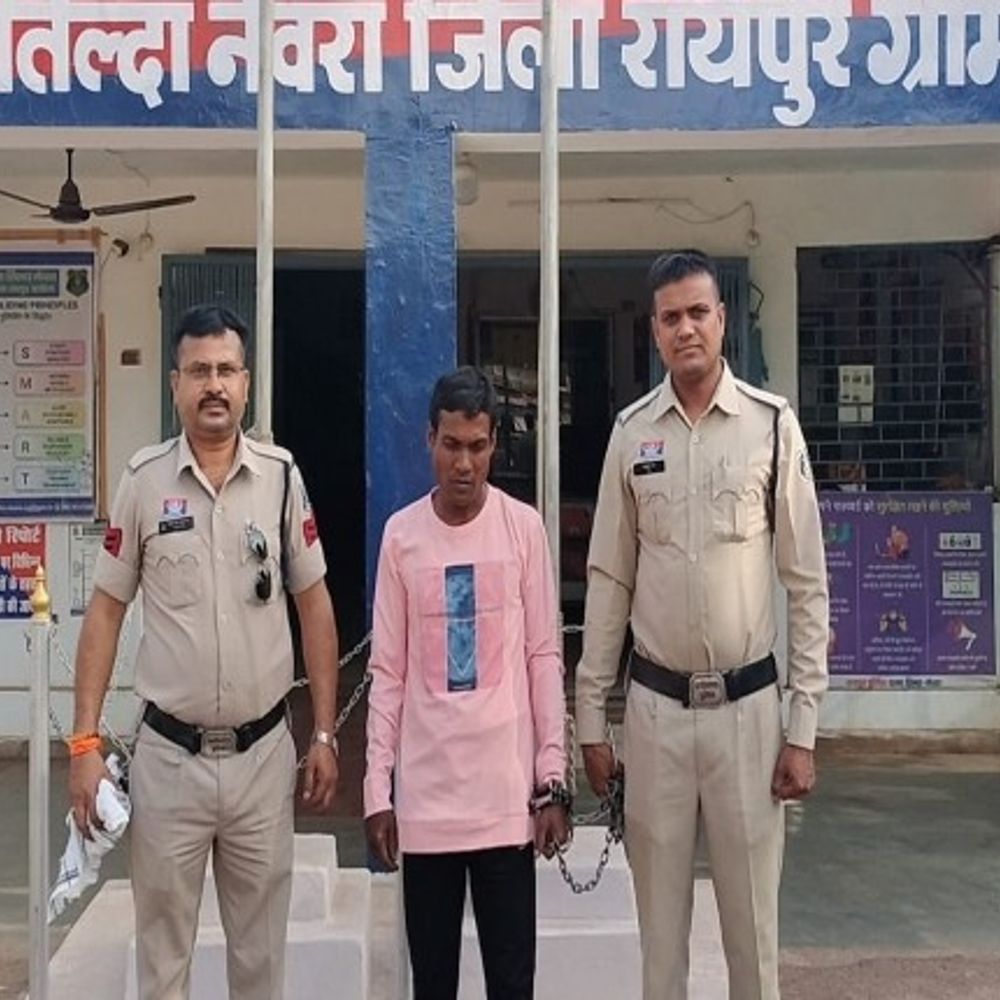 बेटे ने पिता डंडे से पीट-पीटकर को मार डाला:रायपुर में शराब पीने दोस्तों को घर बुलाने की बात पर विवाद, आरोपी गिरफ्तार
