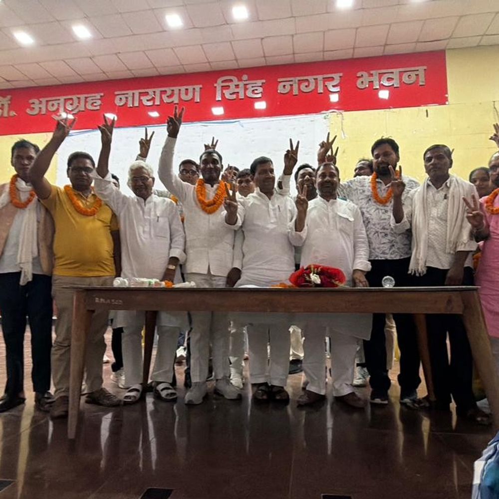 औरंगाबाद में रालोमो का चुनाव खत्म, अरुण कुमार मेहता जिलाध्यक्ष:निर्विरोध हुआ चयन, कार्यकर्ताओं ने किया भव्य स्वागत
