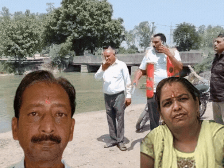 पानीपत नहर में पूजा के दौरान पैर फिसला:पत्नी को बचाने कूदे पति, घरौंडा में एक दिन पहले कथा सुनने आई थी महिला, पुलिस जांच में आत्महत्या नहीं हादसा आया सामने