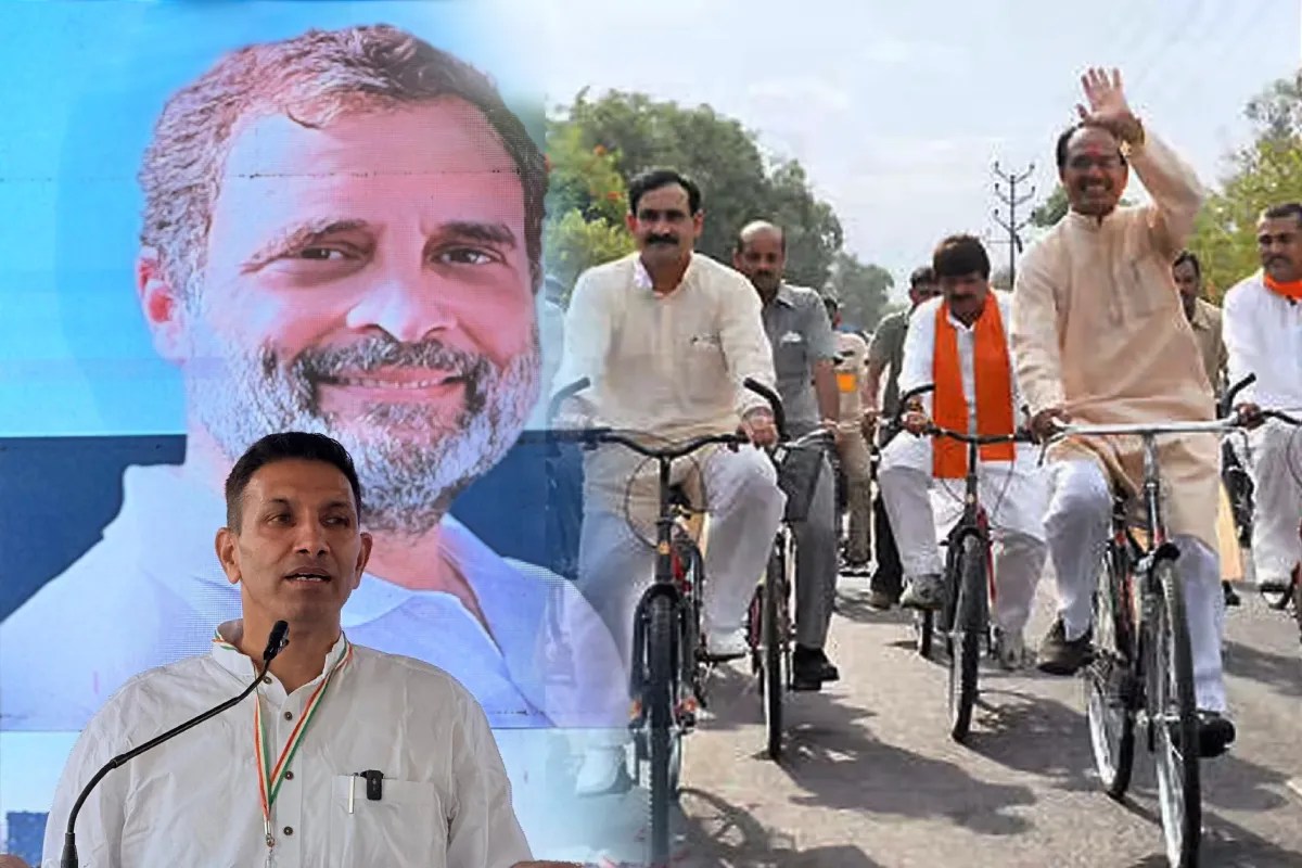 पेट्रोल जब 55 रुपए था तो शिवराज साइकिल चलाने लगे थे, अब 110 पार हो गया तो आवाज नहीं निकल रही