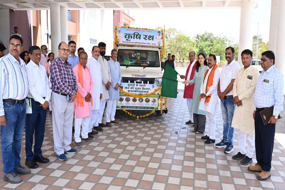 रतलाम में हर दिन छह विकासखंड 18 ग्राम पंचायतों में भ्रमण करेगा कृषि रथ