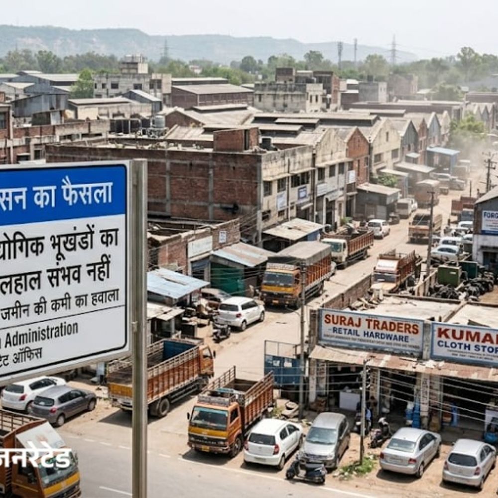 CLU और इंडस्ट्रियल प्लॉटों का कन्वर्जन नहीं:मास्टर प्लान और जमीन की कमी वजह, 2005 में दी थी अनुमति