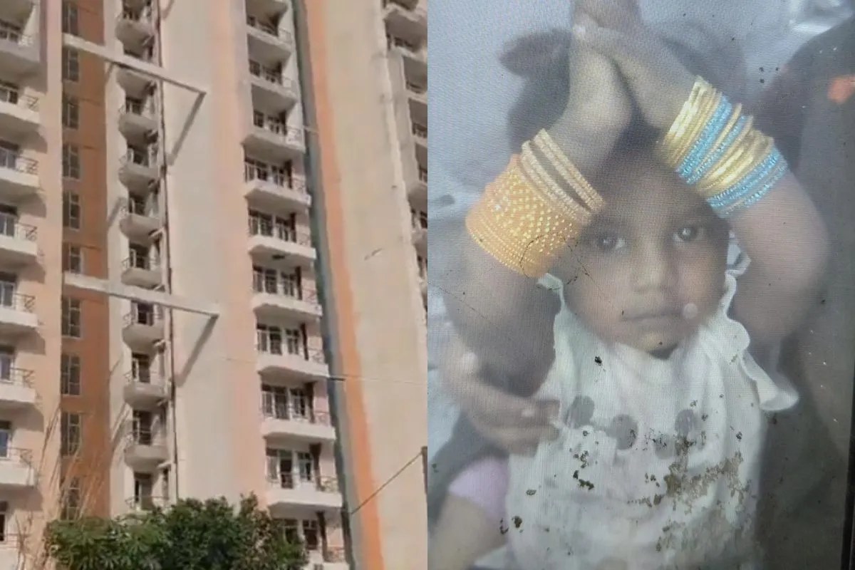 ग्रेटर नोएडा में 15वीं मंजिल से गिरकर 4 साल के बच्चे की मौत, मां-बाप की आंखों के सामने चली गई मासूम की जान