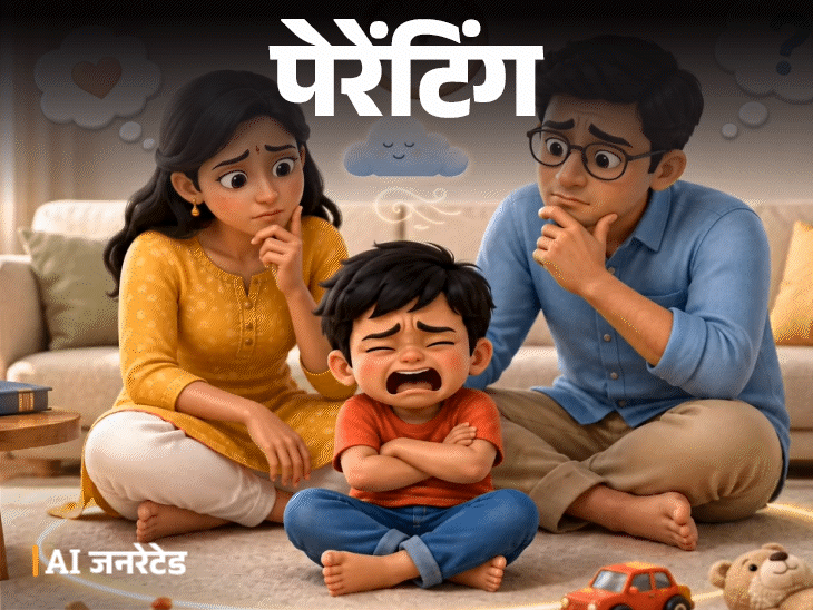 पेरेंटिंग- 4 साल के बेटे को कभी डांटा-मारा नहीं:अब वो बहुत जिद्दी हो गया है, बच्चे को बिना डांटे प्यार से डिसिप्लिन कैसे सिखाएं