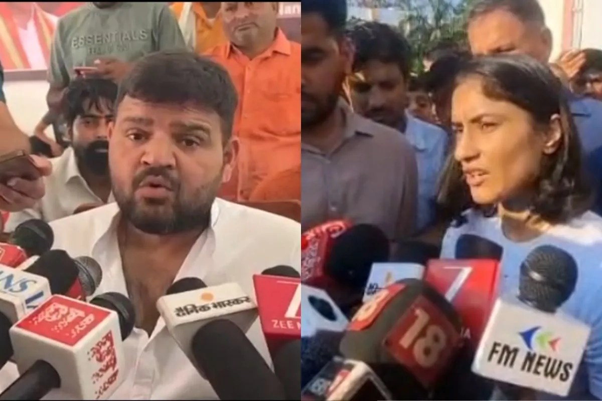 विनेश फोगाट पर WFI सख्त, लौटीं हरियाणा, बृजभूषण बोले- जो रायता फैला के गई, उसी से निपट रहे, सांसद करणभूषण का बयान आया सामने