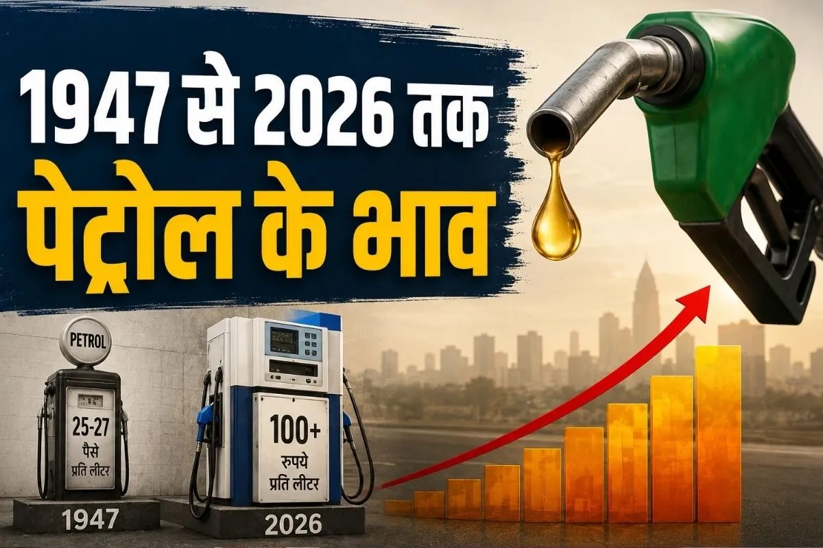 Petrol Price Today: 1947 में 25 पैसे में बिकता था 1 लीटर पेट्रोल, आज 100 रुपये के पार, 79 वर्षों में कुछ यूं आई फ्यूल की महंगाई
