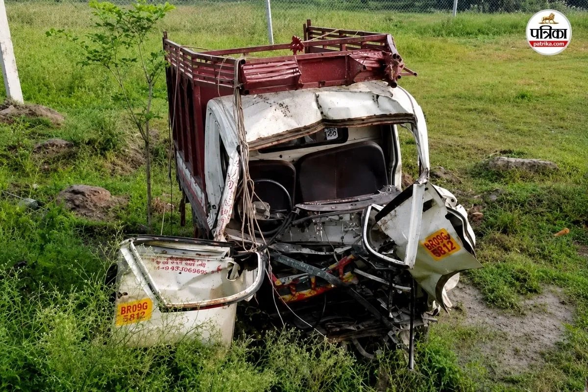 NH-531 पर ट्रक की भीषण टक्कर: पिकअप के उड़े परखच्चे, 3 की मौत पर 4 साल की बच्ची को खरोंच तक नहीं