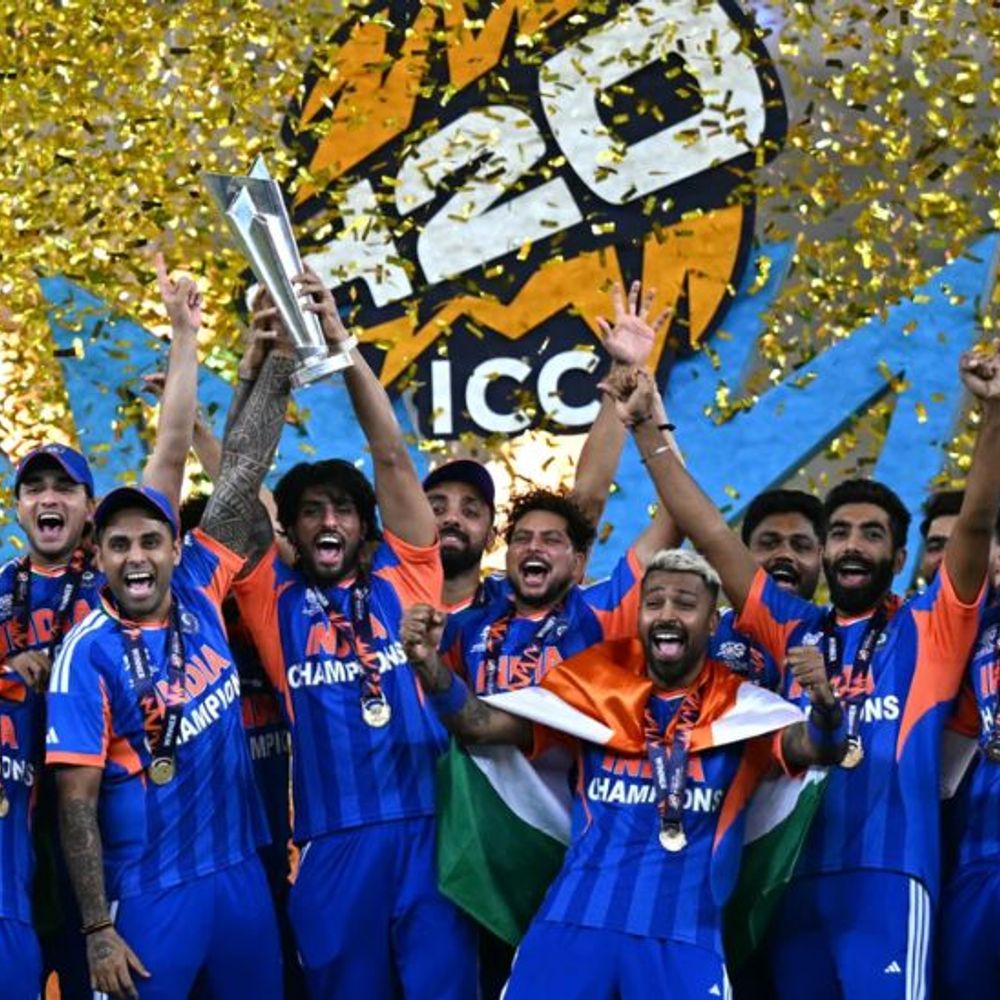 भारत ICC की टी-20 टीम रैंकिंग के टॉप पर आया:लगातार दूसरी बार वर्ल्डकप जीतने का फायदा मिला, इंग्लैंड दूसरे, ऑस्ट्रेलिया तीसरे स्थान पर