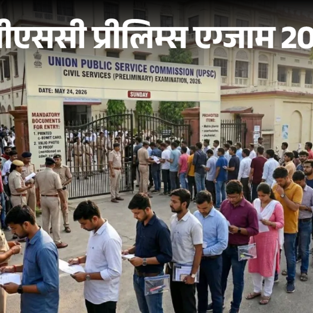 UPSC ने पहली बार जारी की प्रीलिम्स आंसर की:चैयरमैन ने माना टफ और चैलेंजिंग था पेपर; 5.5 लाख कैंडिडेट्स ने दिया है एग्‍जाम