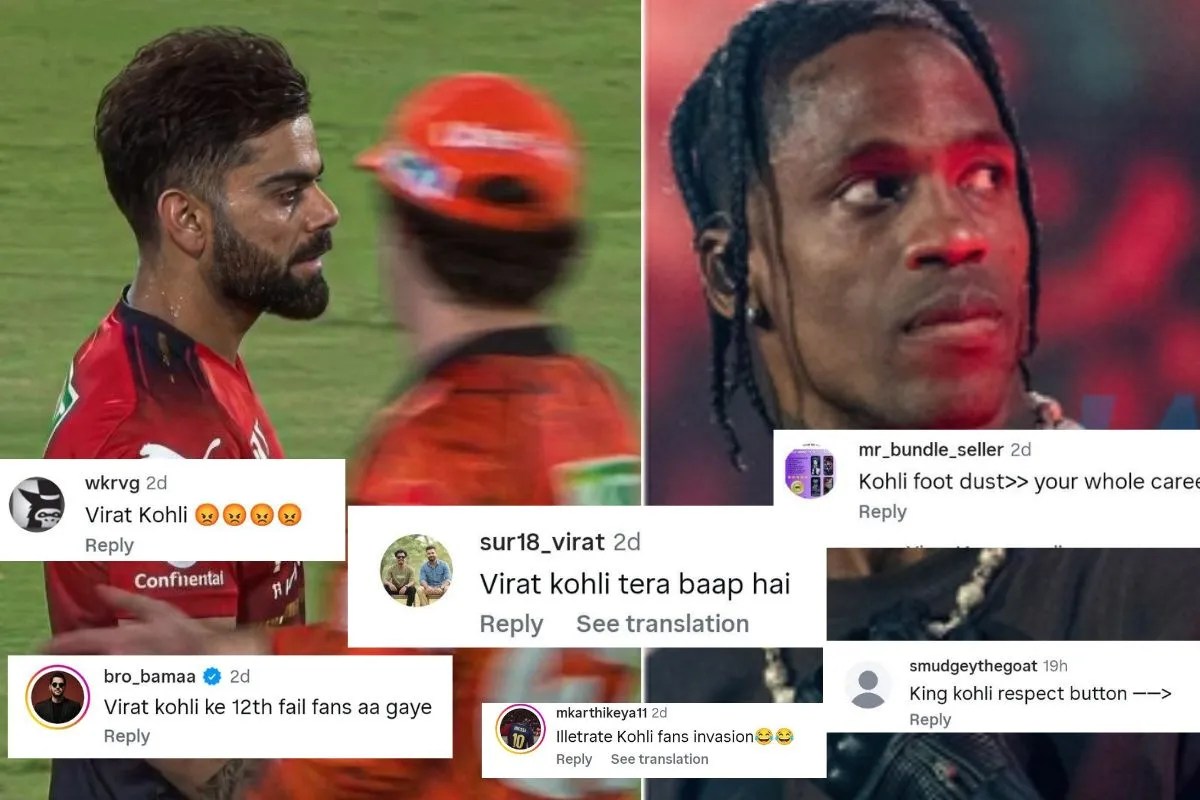 ‘विराट बाप है तेरा…’ कोहली-ट्रेविस हेड विवाद में फंसा अमेरिकी रैपर, RCB फैंस ने फिर की शर्मनाक हरकत