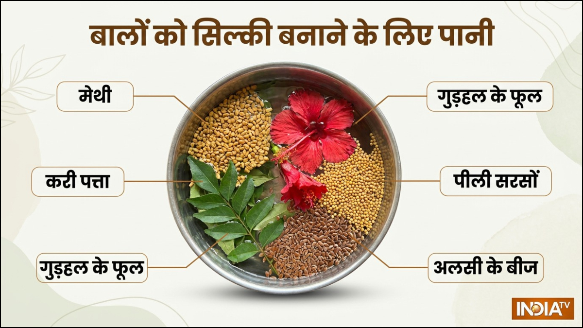 पानी लगाने से भी रेशम से सिल्की होंगे बाल, जान लें इसे बनाने और लगाने का सही तरीका