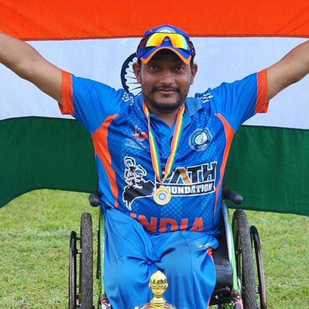 सिरसा के सुखवंत श्रीलंका सीरीज में चमके ओपनिंग बल्लेबाज:सिरसा के सुखवंत श्रीलंका सीरीज में चमके ओपनिंग बल्लेबाज, लोगों ने किया स्वागत