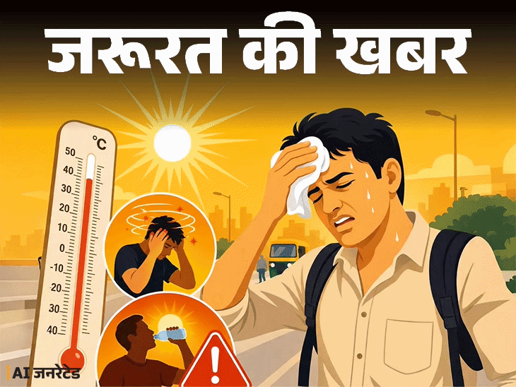 जरूरत की खबर- तेज धूप में लग सकती है लू:न करें ये 9 गलतियां, धूप में इन 8 बातों का रखें ध्यान, डॉक्टर से जानें लक्षण और बचाव