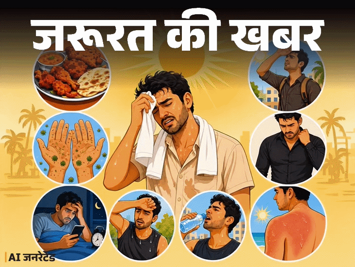 जरूरत की खबर- गर्मियों में न करें ये 8 गलतियां:पड़ सकती हैं भारी, डॉक्टर से जानें समर हाइड्रेशन से लेकर हाइजीन तक के बेस्ट टिप्स