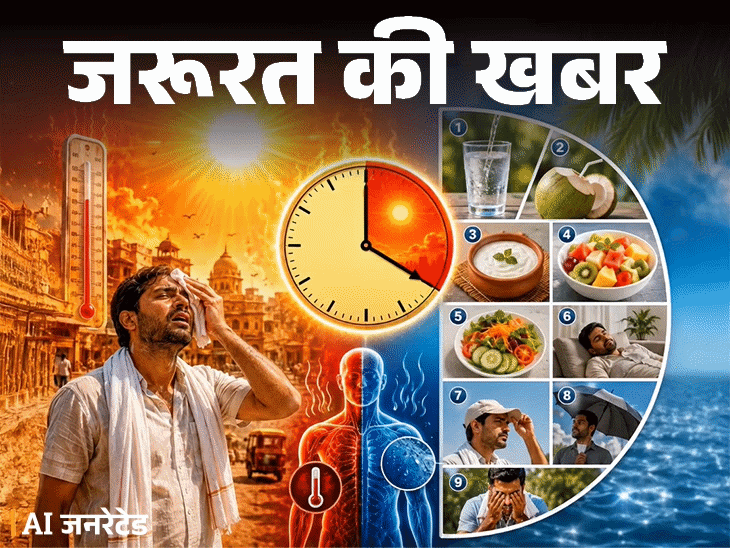जरूरत की खबर- आज से शुरू हो रहा नौतपा:तेज गर्मी में बीमार पड़ने का रिस्क, डॉक्टर से जानें इन 9 दिनों में क्या करें, क्या न करें