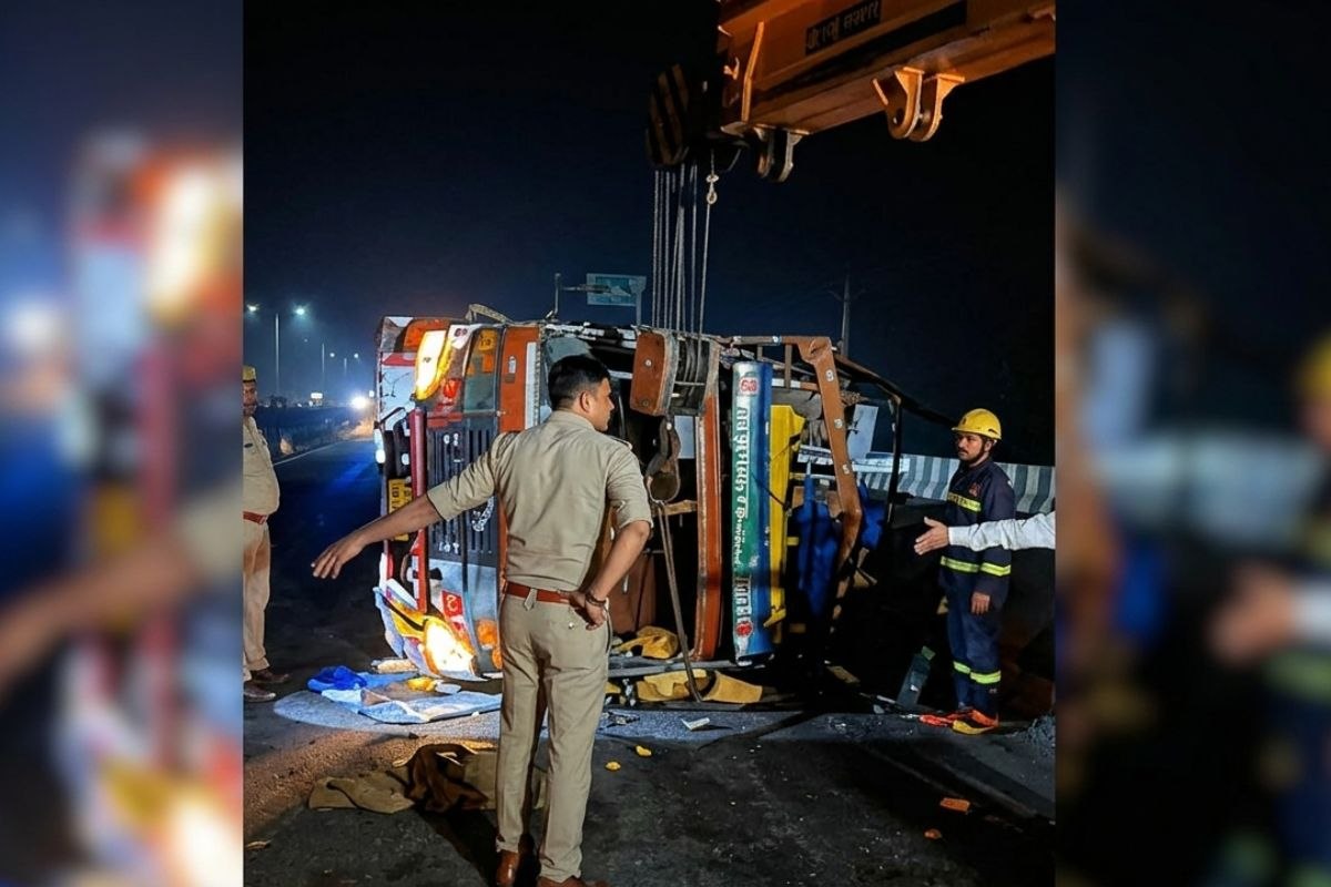 मां की लाश के पास पड़ा मिला 8 महीने के मासूम का शव, हापुड़ में गंगा एक्सप्रेसवे पर नींद की एक झपकी ने छीन ली तीन जिंदगियां