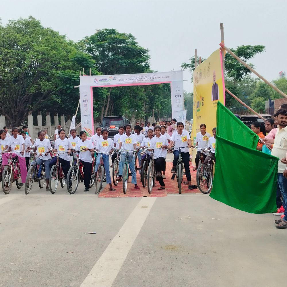बेगूसराय में साइकिल रेस, 200 से अधिक हुए शामिल:बेगूसराय में अस्मिता खेलो इंडिया महिला साइकिलिंग लीग, उर्जा बचाने का दिया संदेश