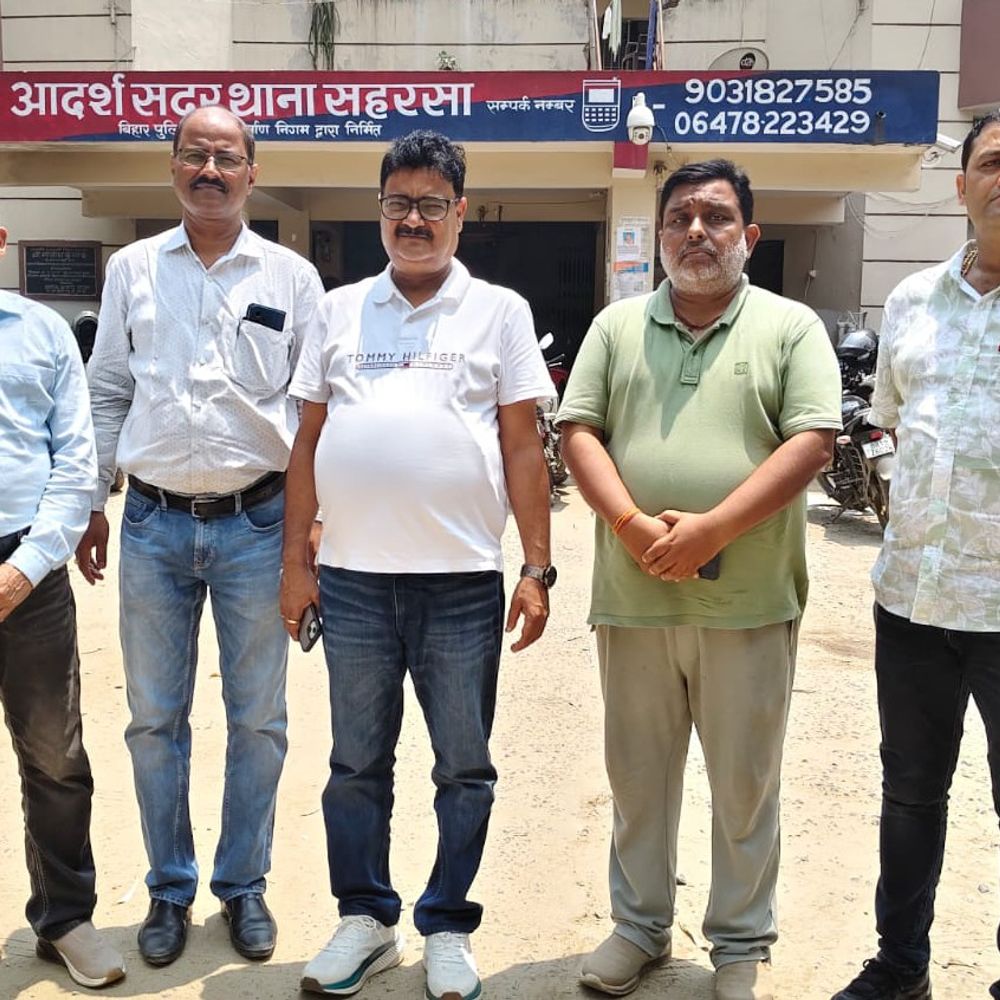 सहरसा के दहलान चौक पर व्यवसायी परिवार पर हमला:व्यापार संघ ने एसपी-एसडीपीओ से मिलकर कार्रवाई की मांग की