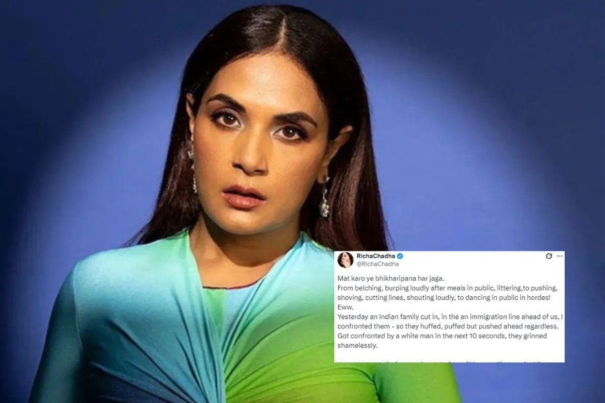 ‘हर जगह ये भिखारीपन मत करो’, इंडियन टूरिस्ट की शर्मनाक हरकत पर ऋचा चड्ढा का फूटा गुस्सा