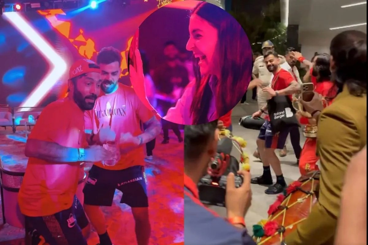 Virat Kohli Dance Video: जीत के बाद जश्न में डूबे RCB प्लेयर्स, विराट कोहली ने अपने डांस मूव से सबको किया हैरान