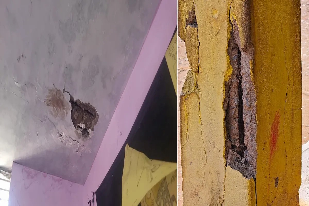 Chhattisgarh School: नवापारा के इस सरकारी स्कूल में कभी भी हो सकती है बड़ी अनहोनी, हालत देख खराब हो जाएगा दिमाग