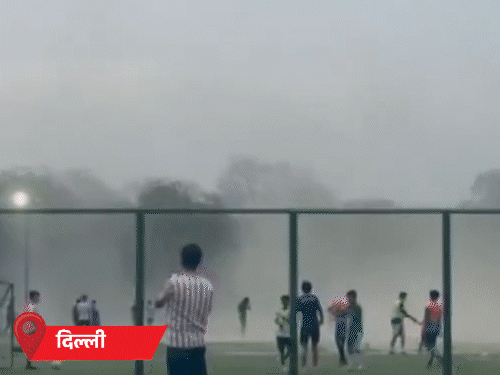 यूपी-बिहार में आंधी के साथ बारिश, 100 जगह पेड़-पोल उखड़े:मुंबई में लैंडस्लाइड, 5 कारें मलबे में दबीं; राजस्थान में रेत का बवंडर