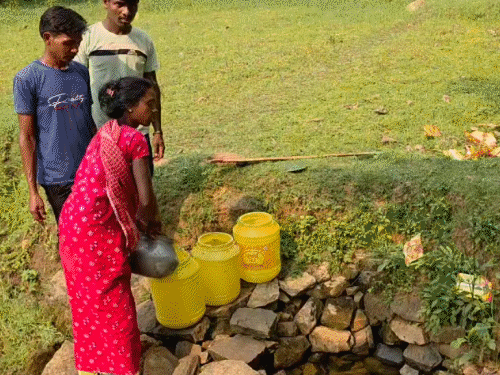 गिरिडीह के पारसनाथ का तिरिलटांड़ गांव विकास से वंचित:सड़क-पानी की समस्या, गांव में नहीं आ पाती एंबुलेंस; ग्रामीण पलायन को मजबूर