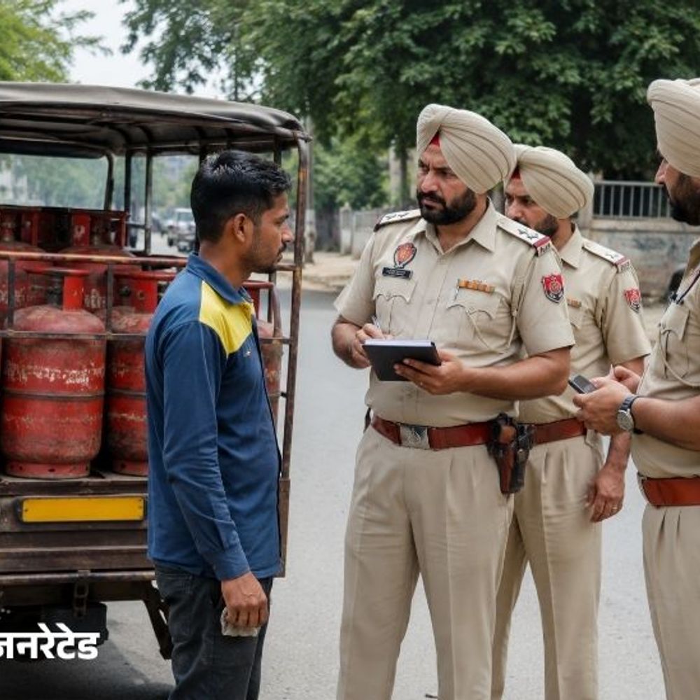 लुधियाना में गैस डिलीवरी कर्मचारी से लूट:सप्लाई देकर गोदाम जा रहा था, बाइक सवार बदमाशों धारदार हथियार के बल पर छीनी नकदी