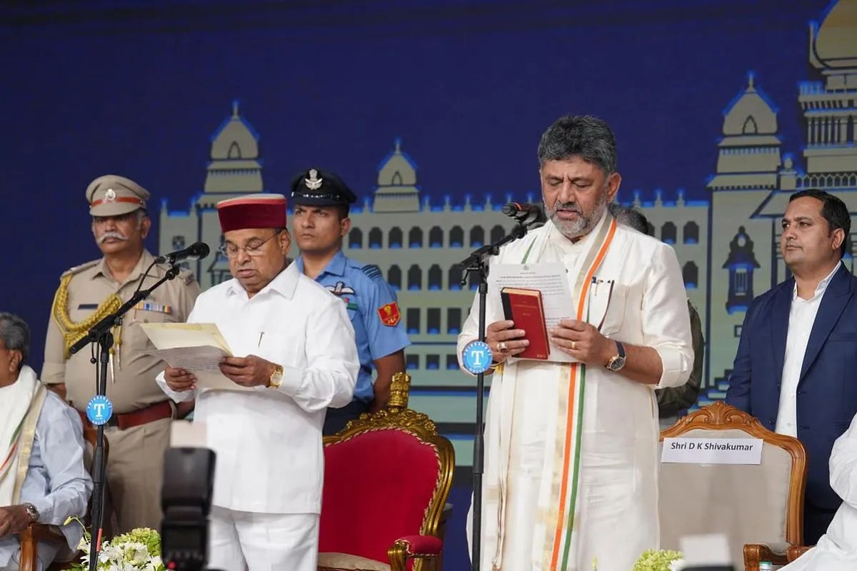 डीके शिवकुमार के मुख्यमंत्री बनने पर बीजेपी का सवाल, पार्टी नेता राम कदम बोले-‘राहुल गांधी बताये, किस मजबूरी में सीएम बदला गया’