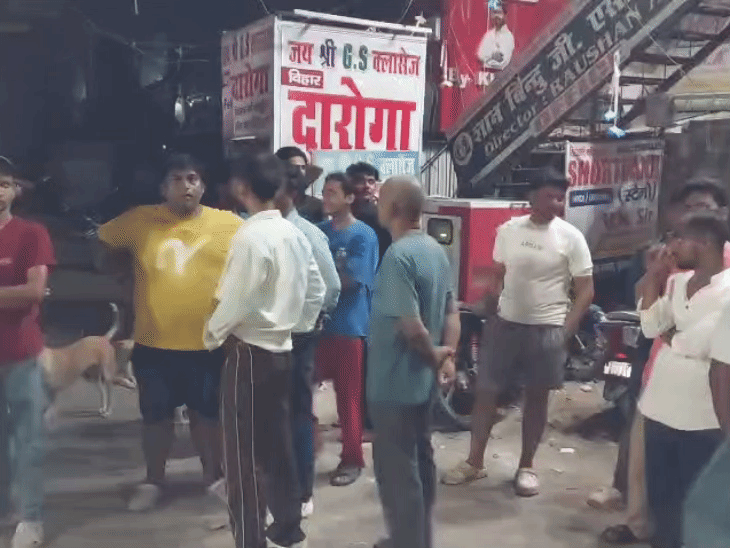 पटना में खान सर की कोचिंग में घुसकर मारपीट-तोड़फोड़:गार्ड का सिर फोड़ा, खान सर बोले- गोलियां चलीं, कोचिंग वालों ने उड़ाने की धमकी दी थी
