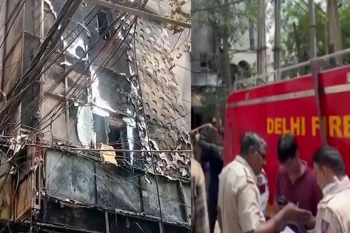 बच्चे को लेकर तीसरी मंजिल से कूद गई मां, नीचे धधक रही थीं आग की लपटें; दिल्ली अग्निकांड में 21 की मौत