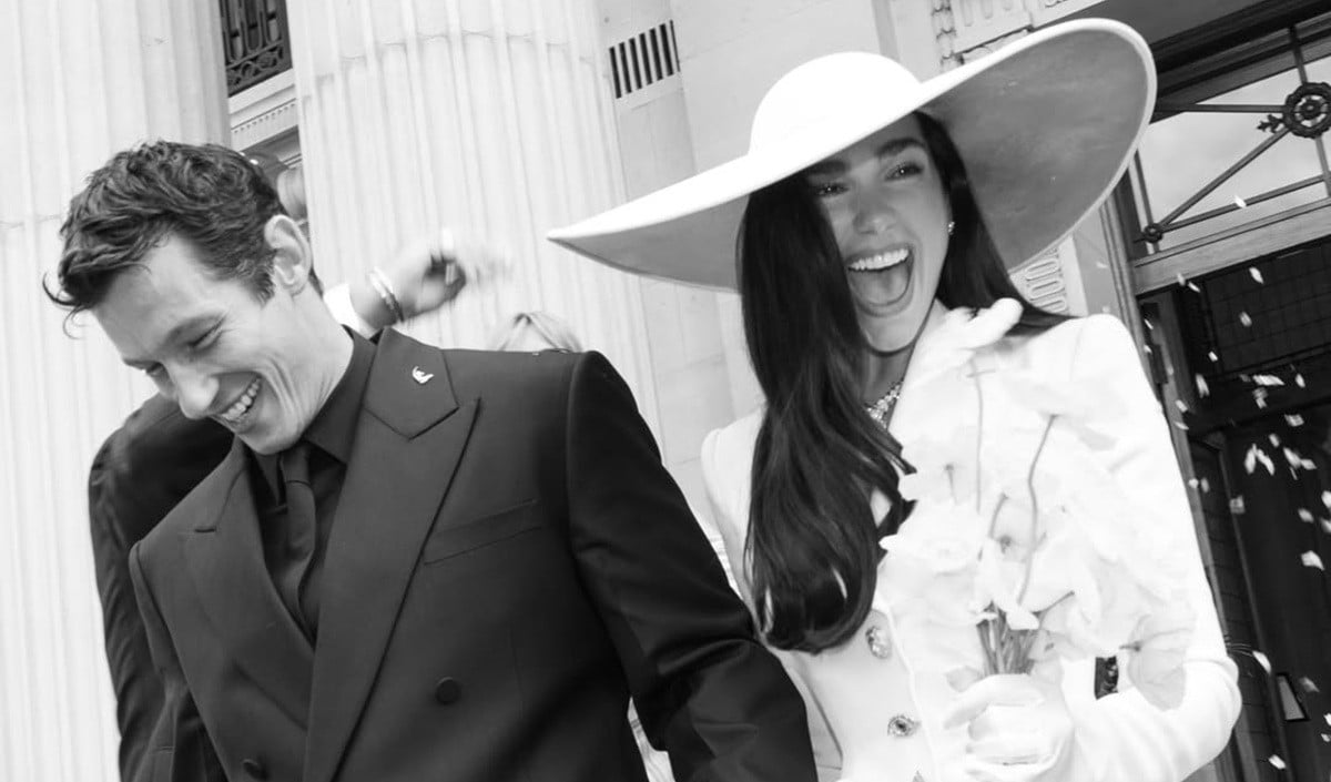 Dua Lipa की Wedding Photos ने मचाया तहलका, Callum Turner संग दिखा शानदार रॉयल लुक