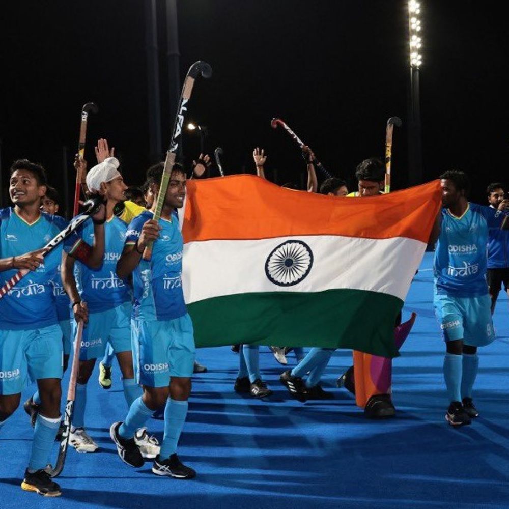 भारत ने तीसरा U-18 हॉकी एशिया कप जीता:जापान को 4-1 से हराया; आशीष की लगातार दूसरी हैट्रिक; महिला टीम को ब्रॉन्ज मिला