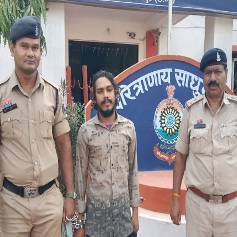 आबकारी लिपिक से चेन-अंगूठी लूटने वाला गिरफ्तार:माचिक मांगने के बहाने आरोपियों ने रोककर की थी वारदात, 35 दिन की जांच के बाद पुलिस ने पकड़ा लुटेरा