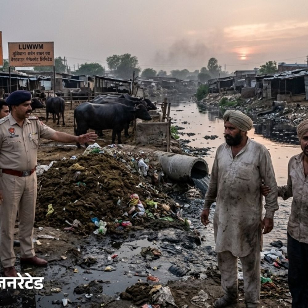 बुड्ढा दरिया प्रदूषण मामला:ETP ड्रेन में कचरा डालने वाले 2 डेयरी संचालकों पर FIR दर्ज, LUWWM की शिकायत पर एक्शन