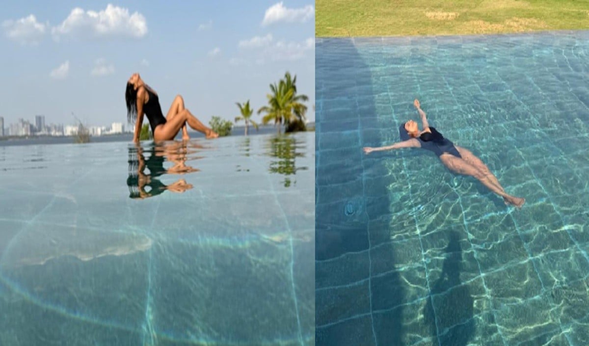 ‘Varanasi’ के Busy Schedule से ब्रेक, Priyanka Chopra का पूल में दिखा रिलैक्सिंग Sunday Mood
