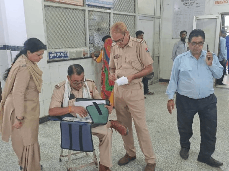 ट्रेन की चपेट में आने से वृद्धा की मौत:पटरी क्रॉस करते समय मालगाड़ी की चपेट में आई
