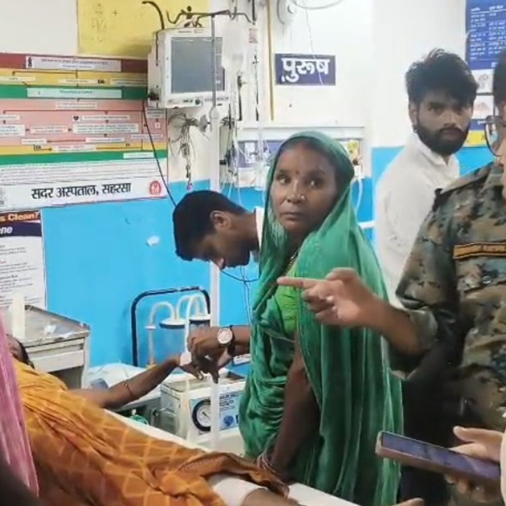 बदमाशों ने की फायरिंग, महिला के पैर में लगी गोली:सहरसा में स्कॉर्पियो-बाइक सवार के विवाद में घटना, CCTV फुटेज खंगाल रही पुलिस