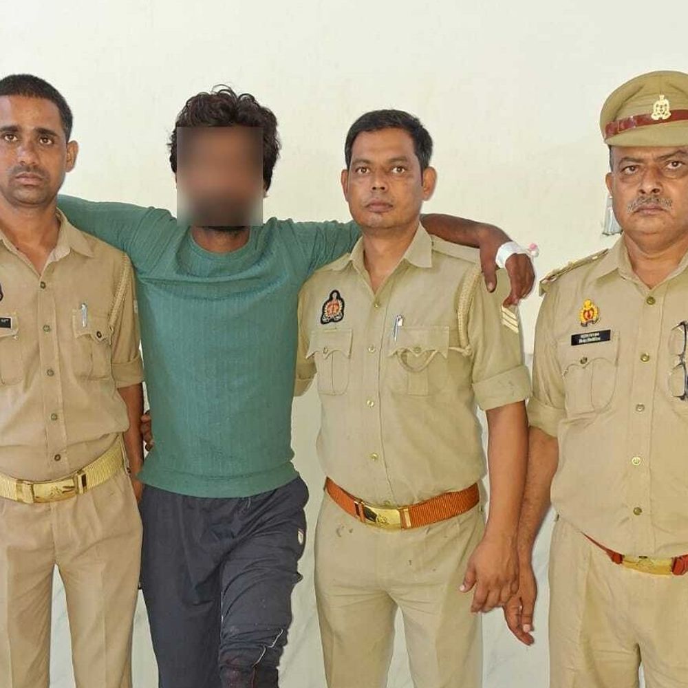 सहारनपुर में पुलिस मुठभेड़ में लुटेरा अरेस्ट:पुलिस पर गोली चलाकर भागने की कोशिश में बाइक फिसली, काउंटर फायरिंग में हुआ घायल, 10 हजार रुपए और तमंचा बरामद