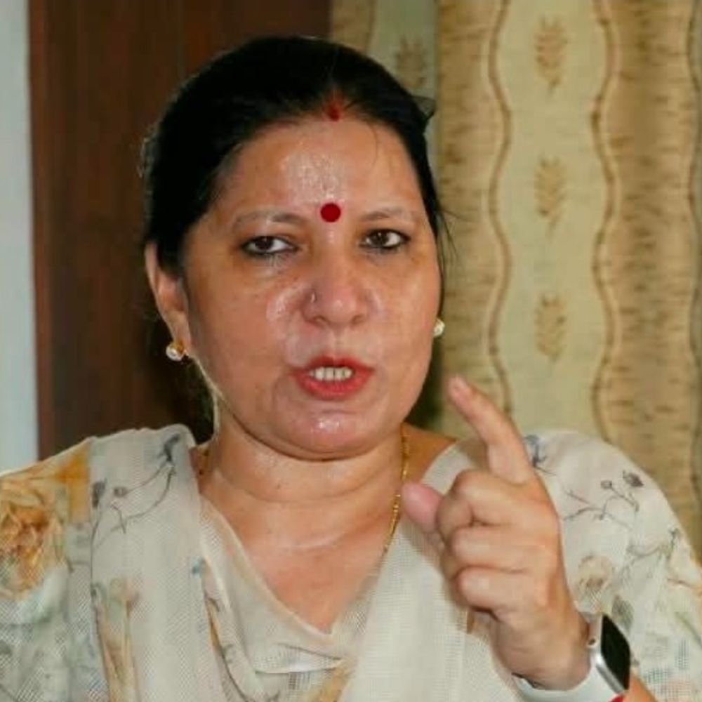 नायब के काले कपड़े वाले बयान पर भुक्कल का पलटवार:झज्जर में बोलीं- भाजपा के घोटालों के विरोध में कांग्रेस विधायकों ने पहने थे काले कपड़े