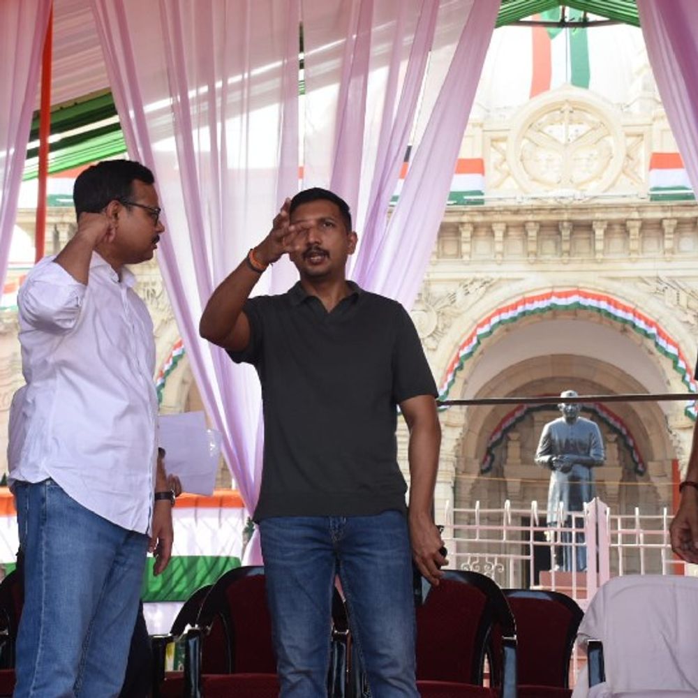स्वतंत्रता दिवस समारोह का रिहर्सल पूरा:SDM सदर बने CM; समारोह का रिहर्सल पूरा