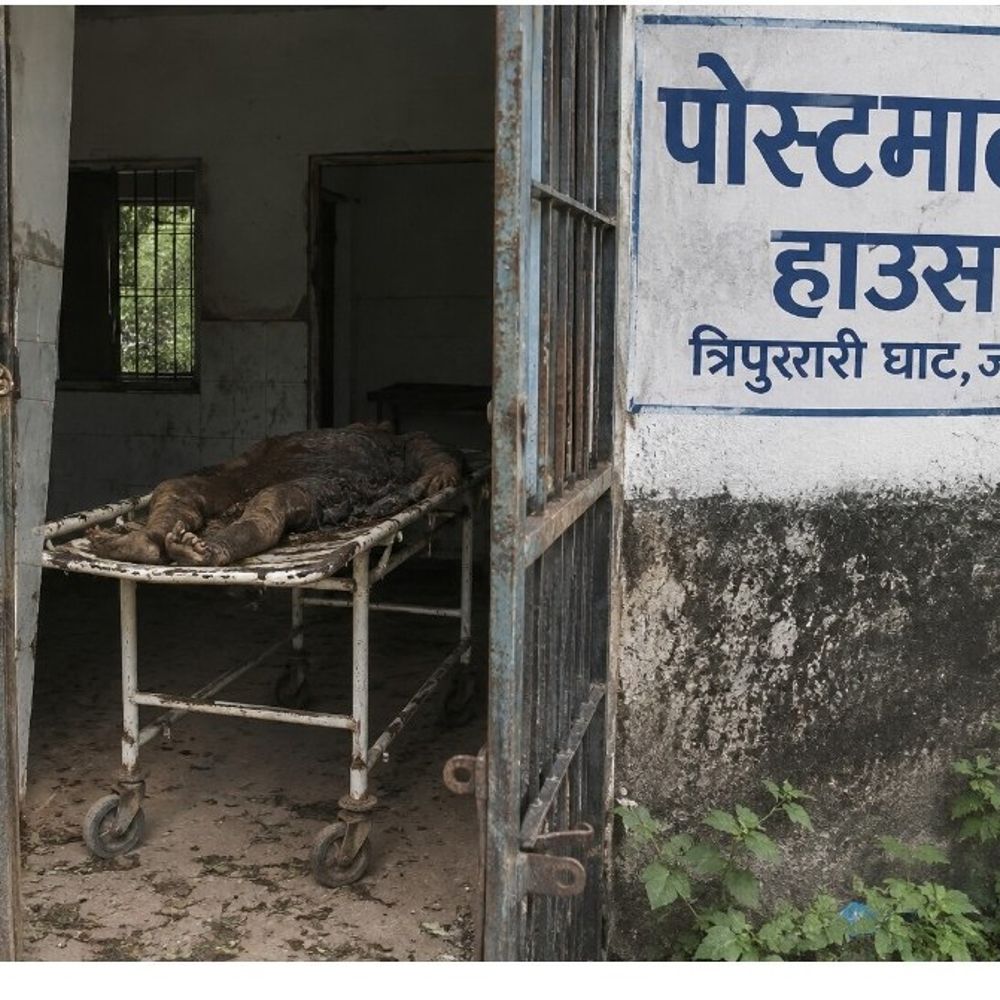 जमुई में बंद पोस्टमॉर्टम हाउस में मिला सड़ा-गला शव:मुख्य गेट पर ताला, पहचान और वहां तक बॉडी पहुंचने पर उठे सवाल