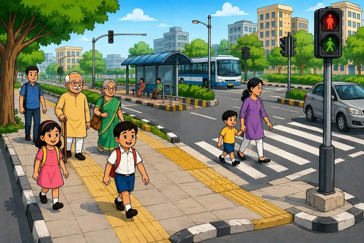 शहर में अब पैदल चलना होगा ज्यादा सुरक्षित व आसान, मनपा ने तैयार किया प्लान