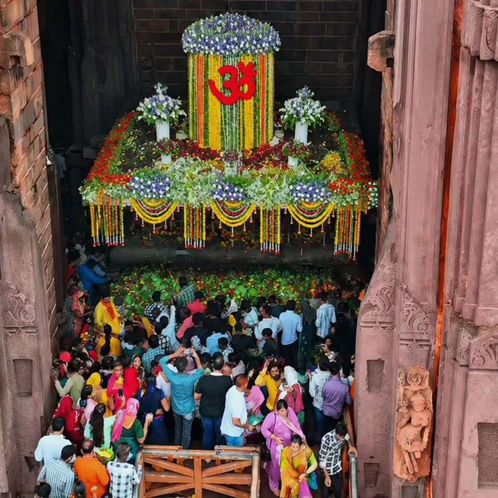 रायसेन में 6 क्विंटल फूलों से सजे भोजेश्वर महादेव:सोमेश्वर धाम का गेट बंद रहा तो श्रद्धालुओं ने पाइप से किया अभिषेक