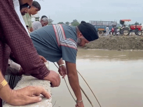 करनाल नहर में मिला युवक का नग्न शव:टैटू से हुई पहचान, हाथ पर ‘लव यू मॉम का बना था टैटू