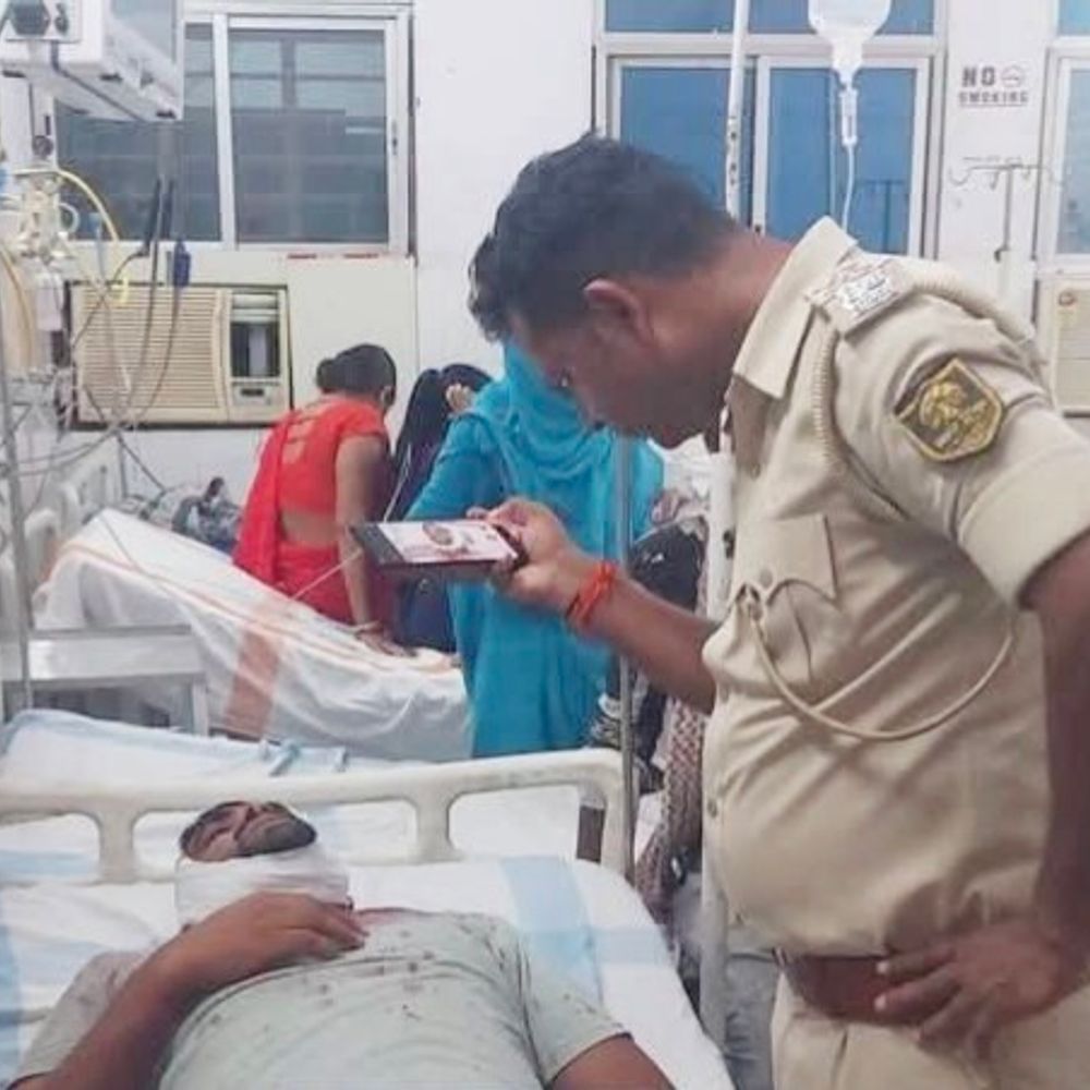 फसल चरने के विवाद में हिंसक झड़प:शेखपुरा में एक युवक गंभीर घायल, सदर अस्पताल में भर्ती
