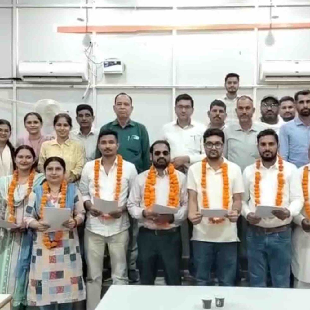 हनुमानगढ़ में ग्राम विकास अधिकारी संघ की नई कार्यकारिणी गठित:सभी पदों पर निर्विरोध निर्वाचन, नंद किशोर वर्मा अध्यक्ष चुने गए