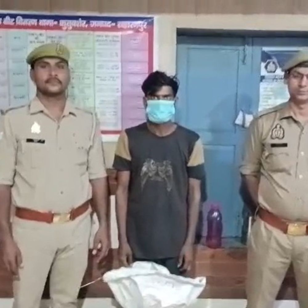 सहारनपुर में तार चोरी का आरोपी गिरफ्तार:ट्यूबवेल-मकानों से चोरी कर तांबा बेचता था, 4.18 किलो तार बरामद
