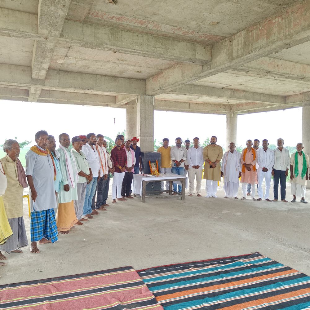 शेखपुरा में शहीद रामफल मंडल का शहादत दिवस मनाया:19 साल की उम्र में दी थी फांसी, 1942 आंदोलन में अंग्रेजों से लिया था लोहा