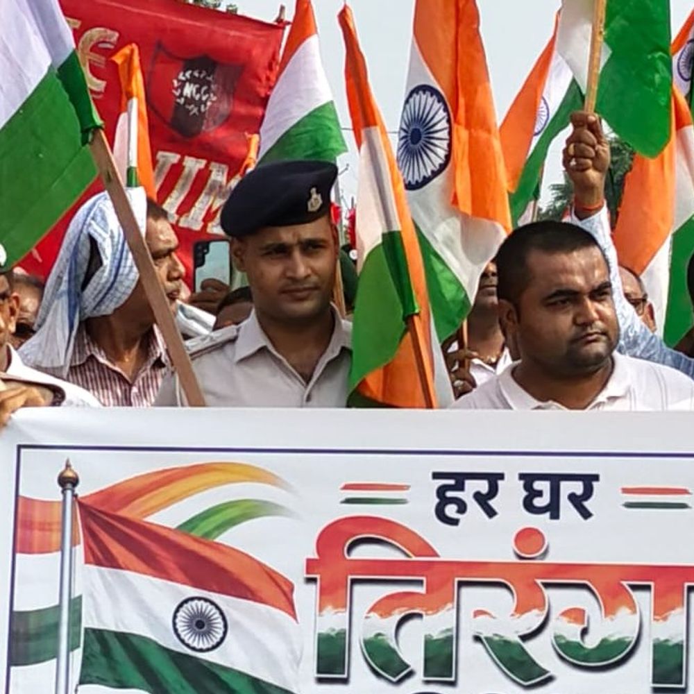 शेखोपुर सराय में ‘हर घर तिरंगा’ रैली:बीडीओ, सीओ, एसएचओ सहित छात्र-छात्राएं हुए शामिल, जन प्रतिनिधियों ने भी उत्साहपूर्वक लिया भाग